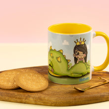 Cargar imagen en el visor de la galería, Taza Dragón, princesa, Sant Jordi
